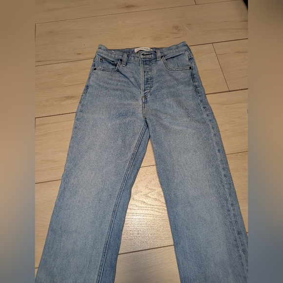 Denim Forum Arlo High Rise Straight Jeans 25w - Picture 4 of 12